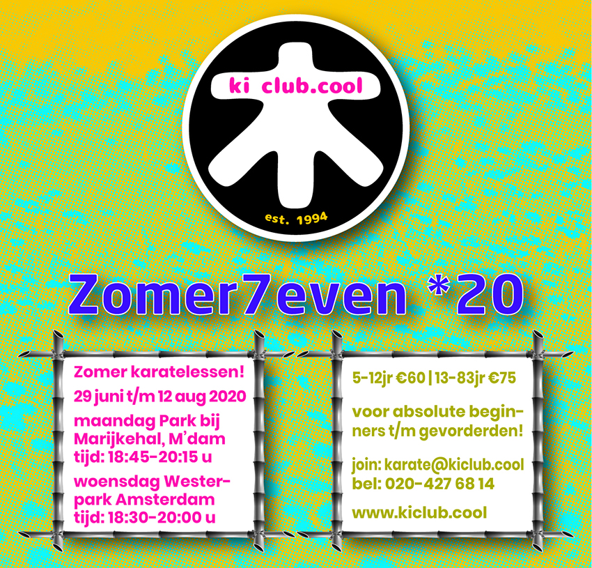 Karate summer school-Zomer7even_2020_blog-poster