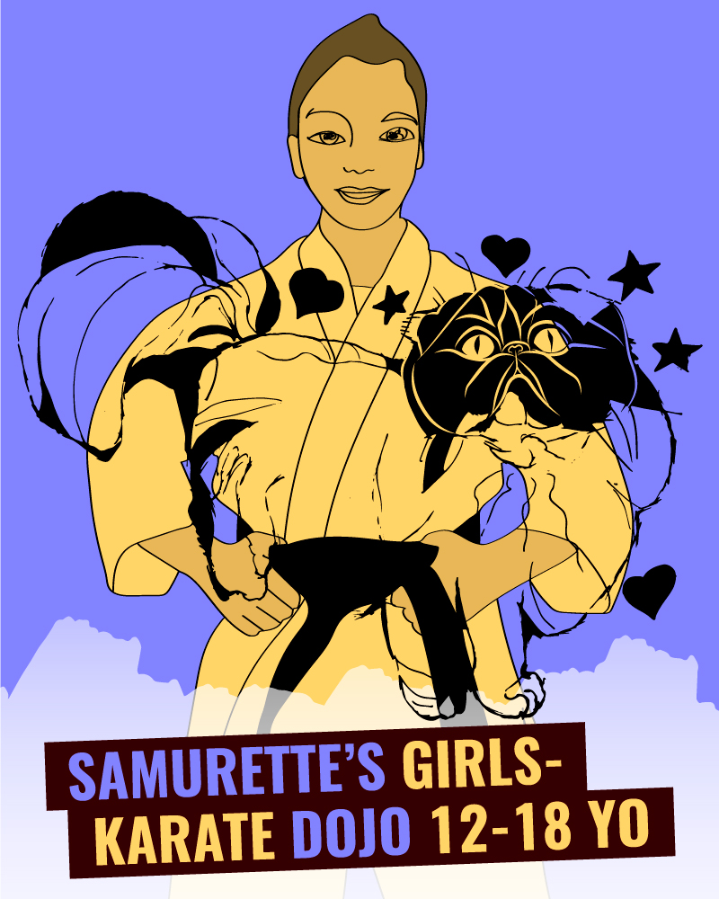 karateschool ki club.cool organiseert een speciale karatecursus in Amsterdam; Samurette’s Girls-Karate Dojo, exclusief voor meisjes in de leeftijdsgroep 12-18 jaar.
