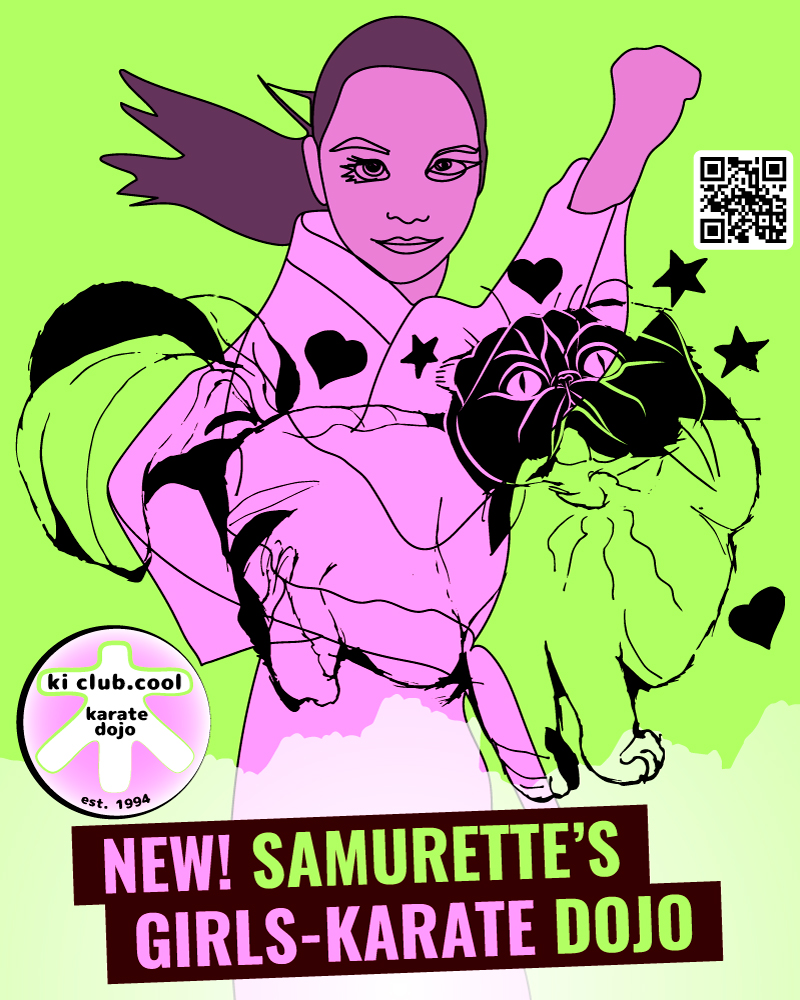 karateschool ki club.cool organiseert een speciale karatecursus in Amsterdam; Samurette’s Girls-Karate Dojo, exclusief voor meisjes in de leeftijdsgroep 12-18 jaar.